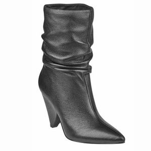 GUESS Nakitta Slouchy Cone-Heel Booties Black 8.5